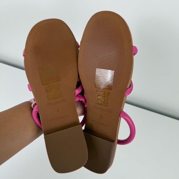 Madewell The Amel Slides Raspberry Frosting  Women’s Size 8 Styke NK019 - Picture 5 of 10